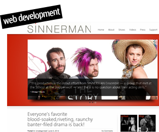 Sinnerman Ensemble Website